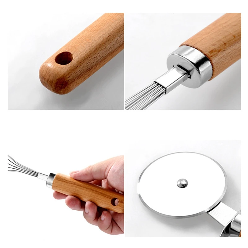 Кухонная утварь гаджеты набор посуды кухонные инструменты и с деревянной