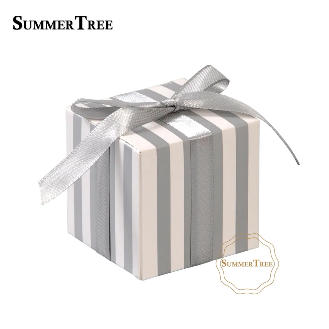 50 шт. полосатые коробки для конфет | Дом и сад