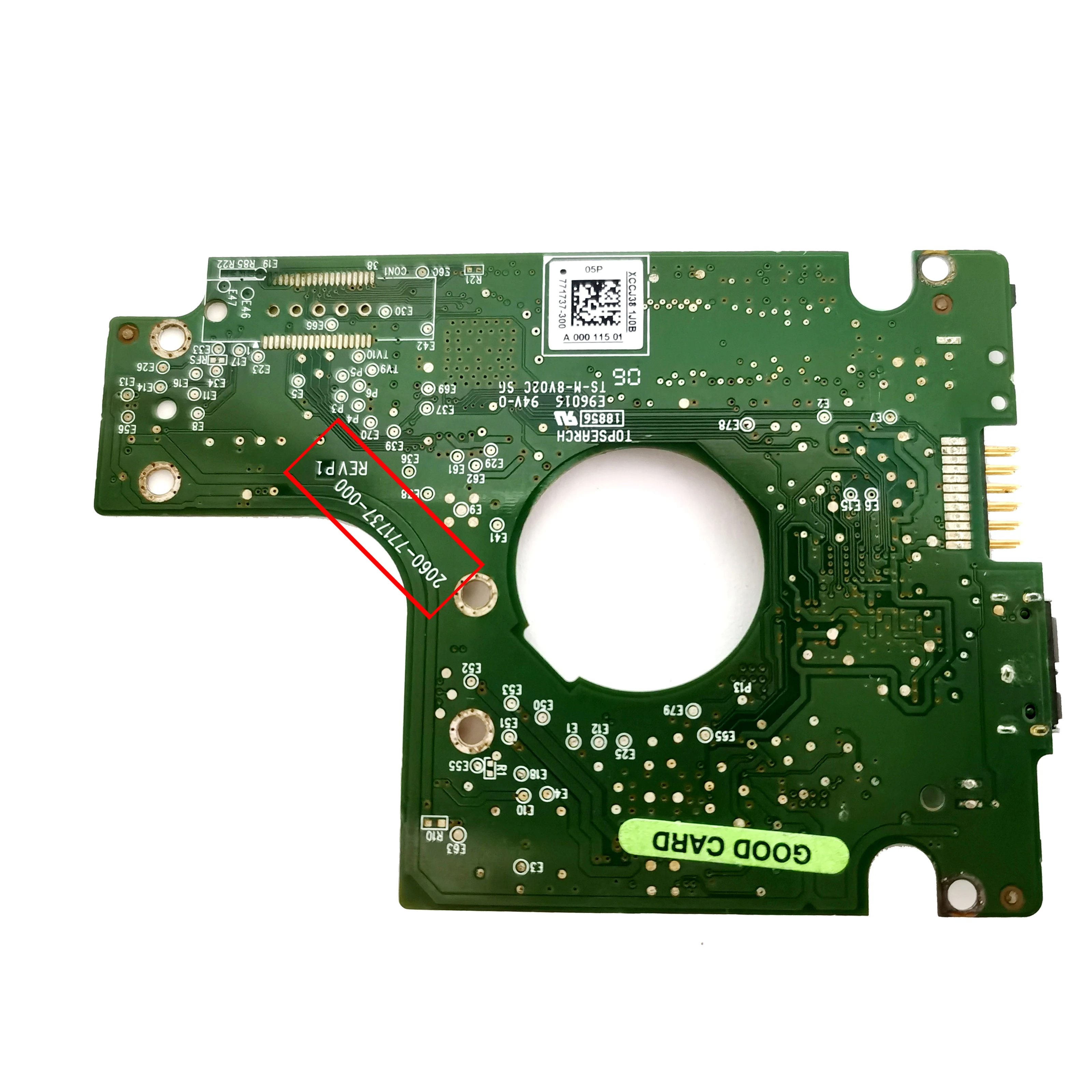 Печатная плата 2060 771737 000 REV A/P1 для WD 2 5 USB жесткого диска восстановления данных