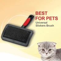 pet grooming needle comb shedding hair remove brush slicker massage tool dog cat supplies protective pet accessories dog comb