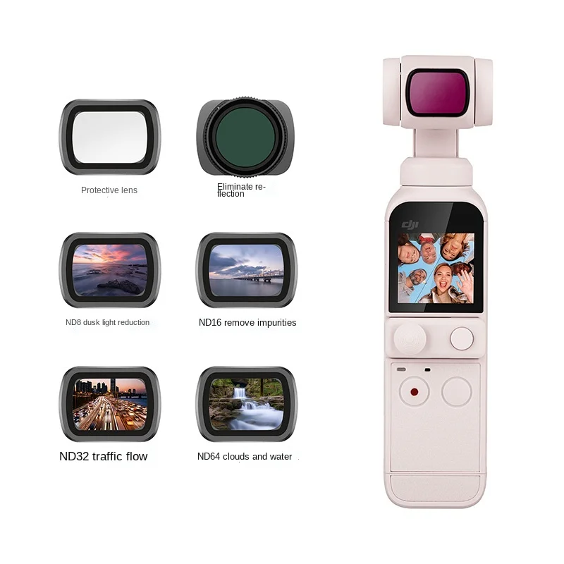 

Карманные аксессуары для камеры DJI Pocket 2 Osmo Карманный карданный магнитный фильтр ND
