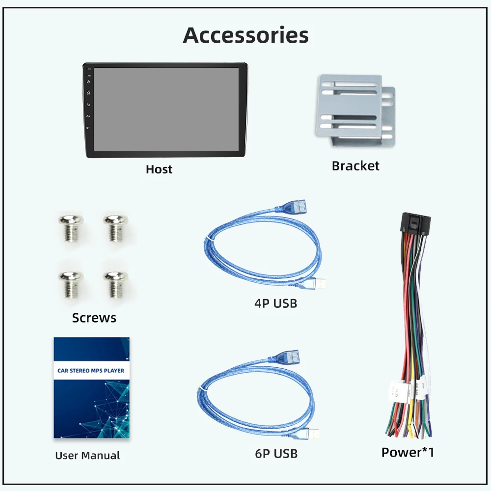Автомагнитола PEERCE MP5 мультимедийный плеер с 9 &quotсенсорным экраном и