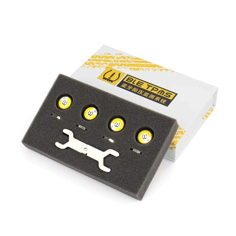 Автомобильный датчик давления в шинах инструмент Bluetooth 4 0 с Android iOS BLE TPMS