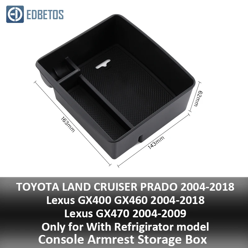 Подлокотник для хранения для Toyota Land Cruiser Prado FJ 150 2004- Lexus GX400 460 04-/GX470 04-2009 консоль Органайзер лоток