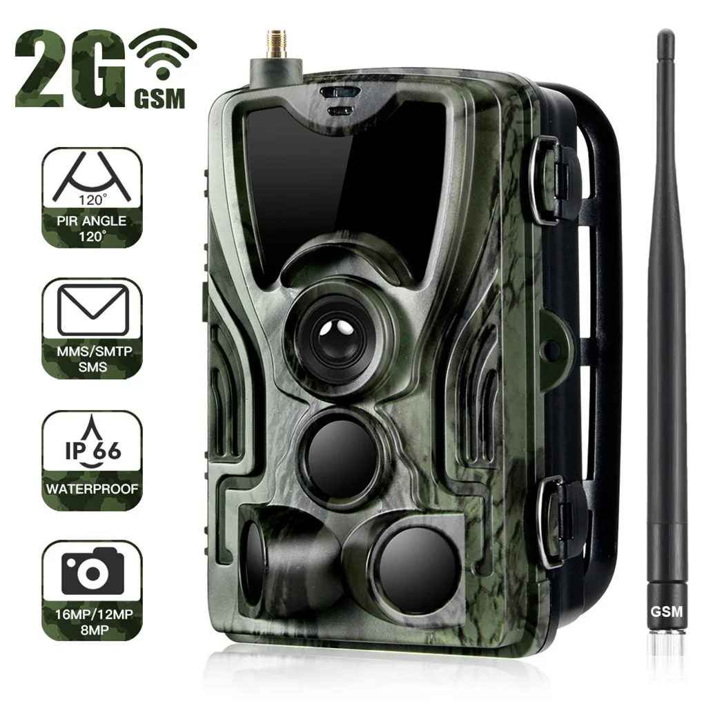 Фотоловушка HC 801M Hunting Trail Camera 2G SMS MMS водонепроницаемая уличная камера ночного