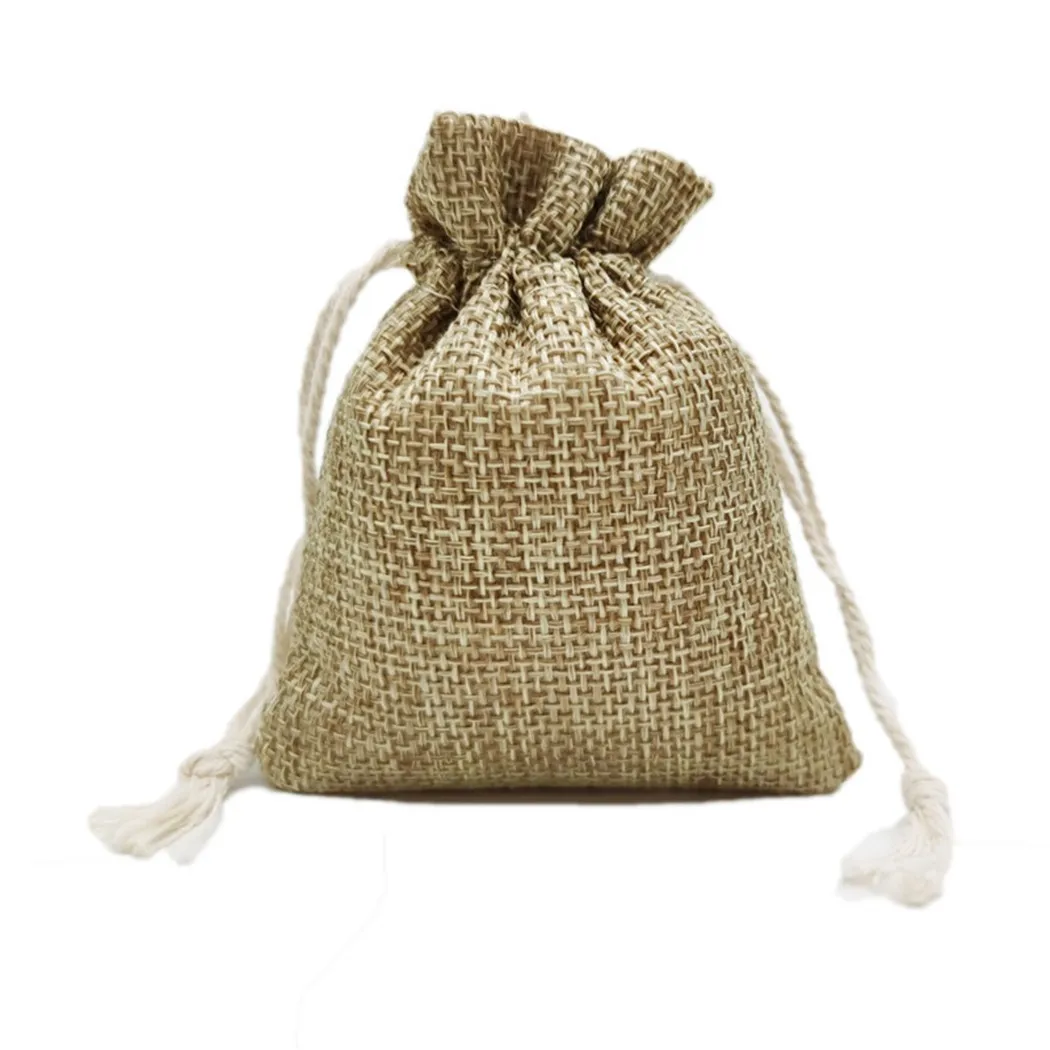 

Sacks Burlap Bags Wedding 100% Brand New 20pcs 8*10cm Drawstring Gift Bag