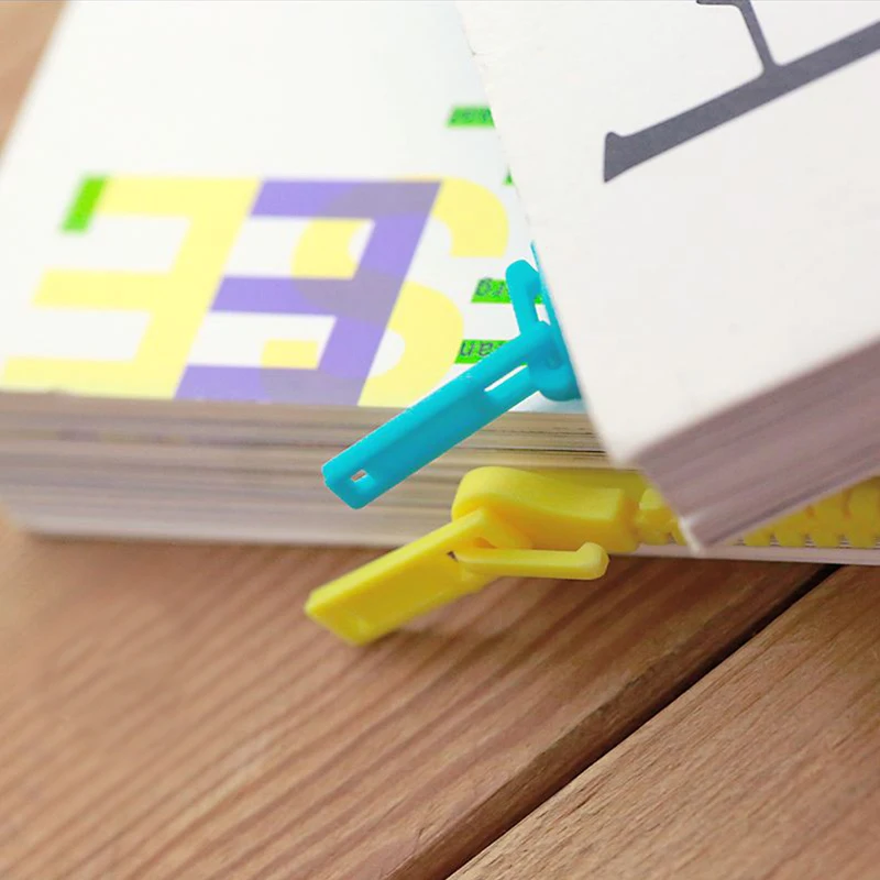 Креативная Закладка на молнии закладки блокнот новый липкий изделие для чтения