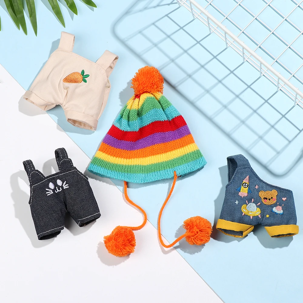 Комбинезоны Плюшевые Милые Мультяшные для кукол брюки шорты джинсы шиньоны