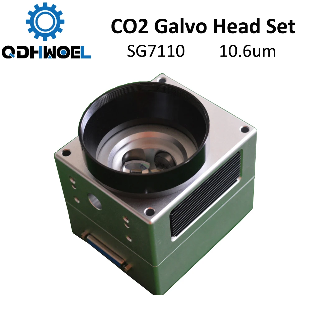 QDHWOEL 10.6um 10600nm CO2 лазерное сканирование Galvo головка SG7110 вход Aperture10mm Гальванометр