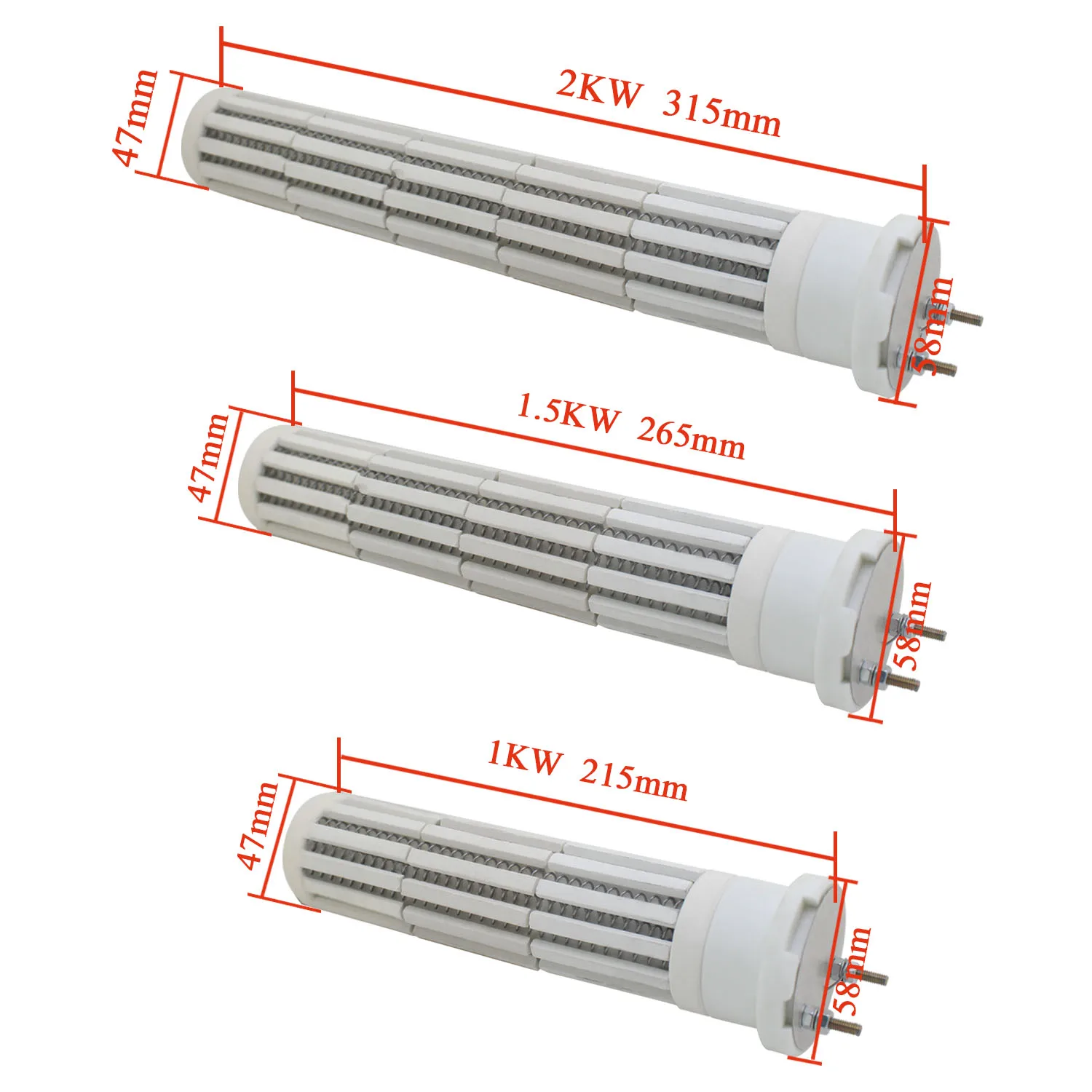 Трубчатые керамические нагревательные стержни нагревательный элемент для