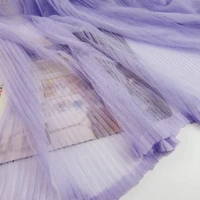 lavender accordion tulle pleated fabric mesh accordion pleats fabric pleated mesh panel fabric ruffled tulle fabric