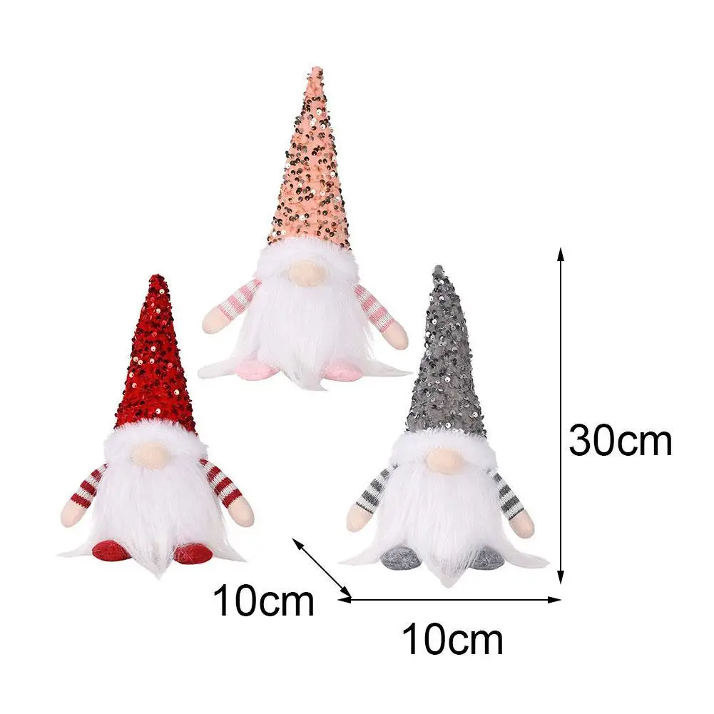Christmas Glowing Gnome Elves Faceless Doll 2021 Merry Decorations Xmas Gifts Ornament Navidad Noel Happy New Year 202 | Дом и сад