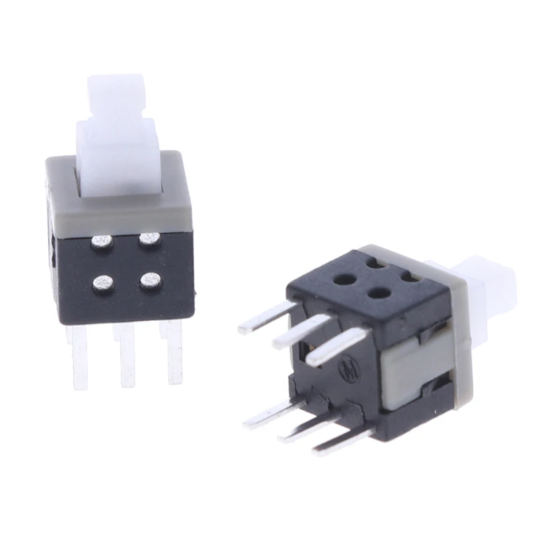 

20PCS 5.8X5.8MM Self-locking Switch Push Button Switch DIP 6 Pins Tactile Buttons