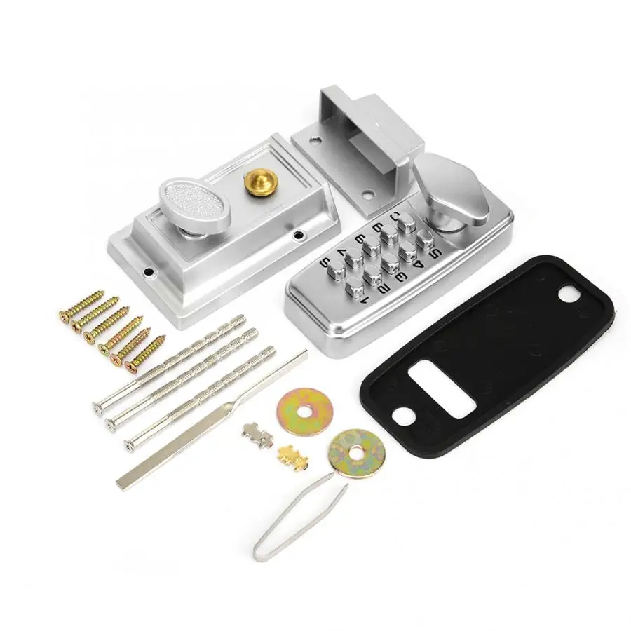 Замок с паролем 2 4 цифры мини механический замок кодовым замком|Электрический