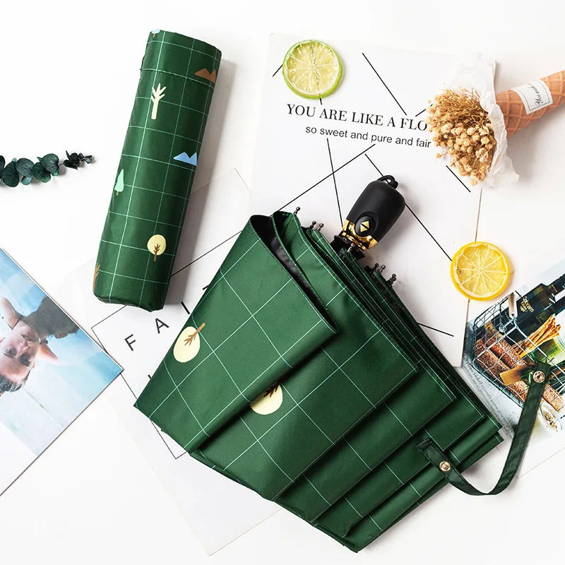 Автоматически складывающийся зонтик богиня приглашения на свадьбу с Ins лес Ретро