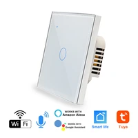 tuya wifi light wall switch touch screen neutral wireno neutral wire required voice control work with google home alexa