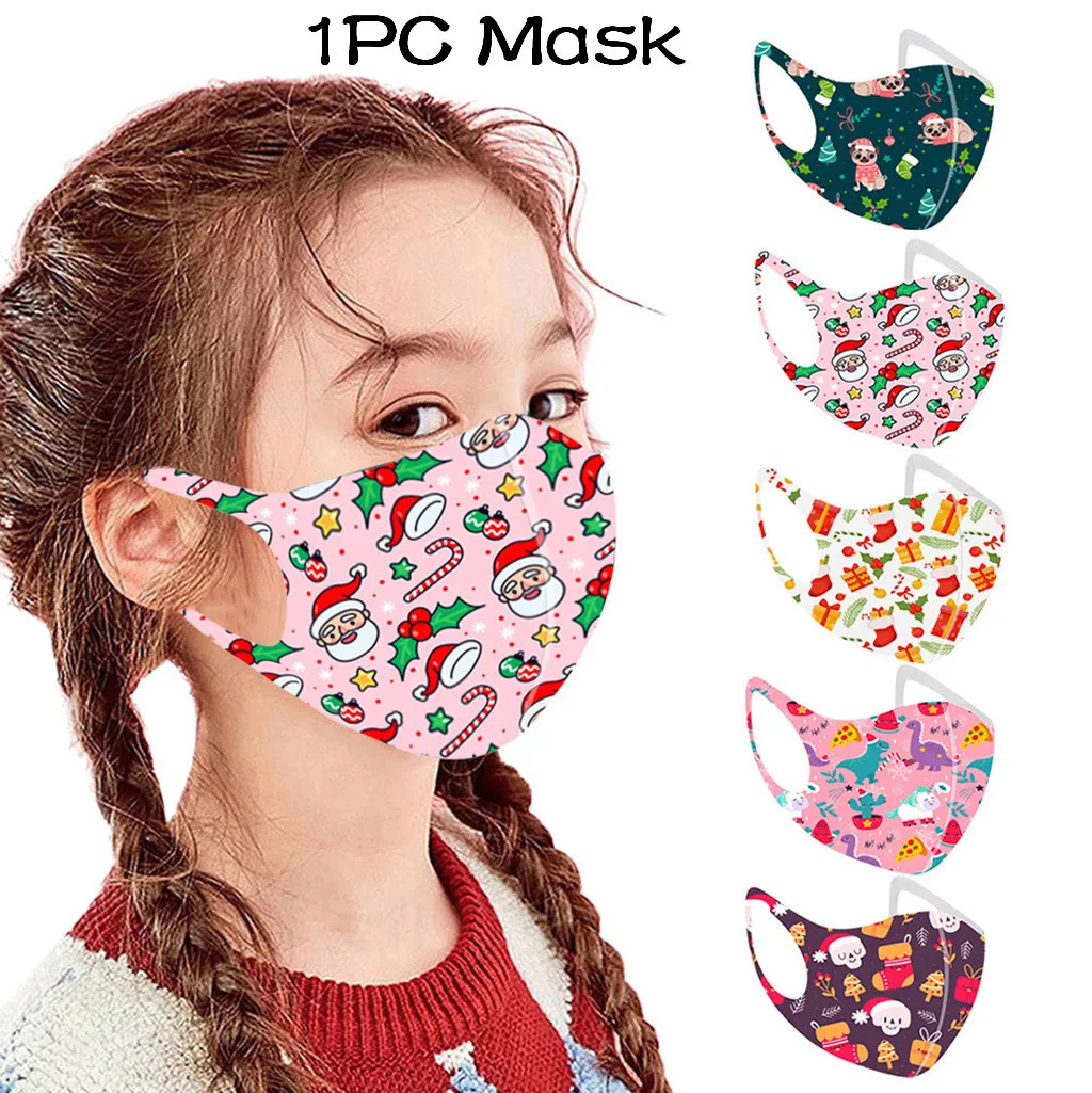1 шт. детская Рождественская маска для защиты лица|Женские маски| |