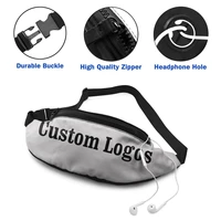 noisydesigns unisex custom print waist pack adjustable chest bags girl sports hip money belt pouch female travel banana bags