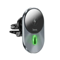 HOCO Magnetic Wireless Car Charger Mount for iPhone Pro Max mini 15W Magnetic Fast Charging Airvent Car Phone Holder