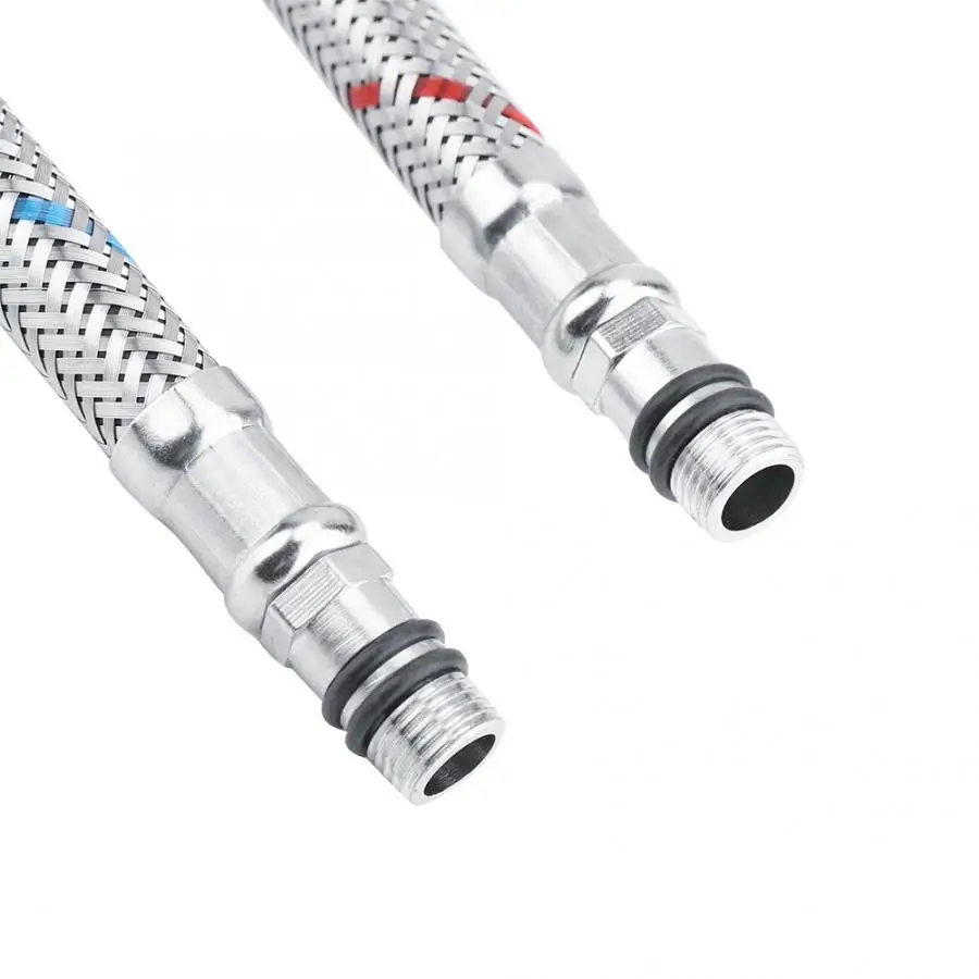 Гибкий 2 шт. разъем для смесителя из нержавеющей стали Гибкая линия подачи воды