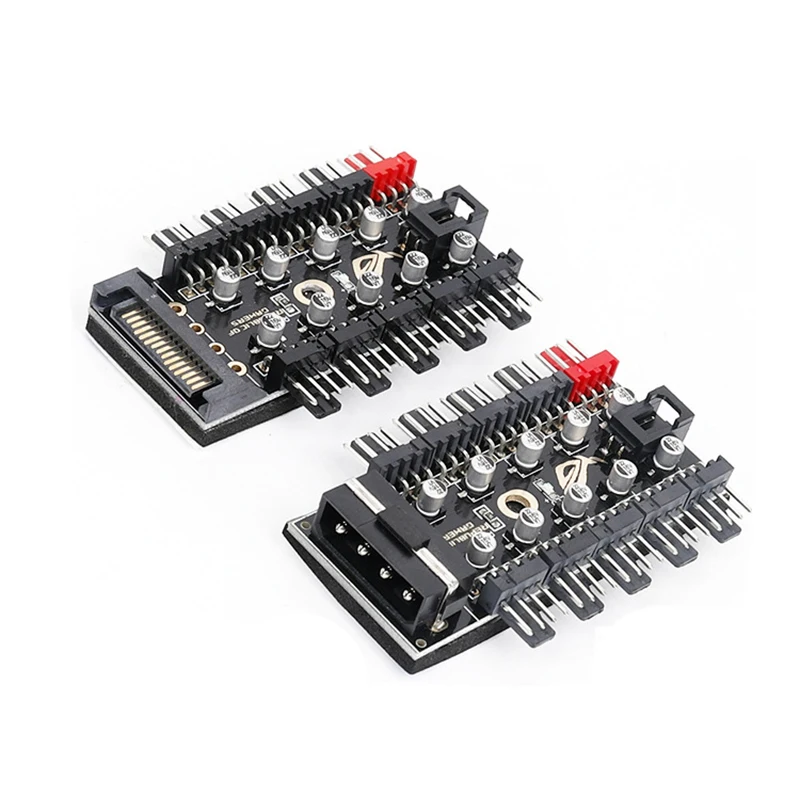 10 портов 4pin PWM сплиттер концентратор вентилятора с RPM контроллер скорости кабель
