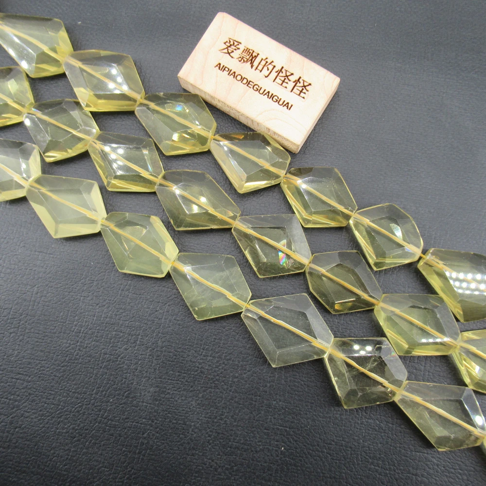 APDGG натуральный Лимон Кварц свобода граненый желтый кристалл драгоценные камни