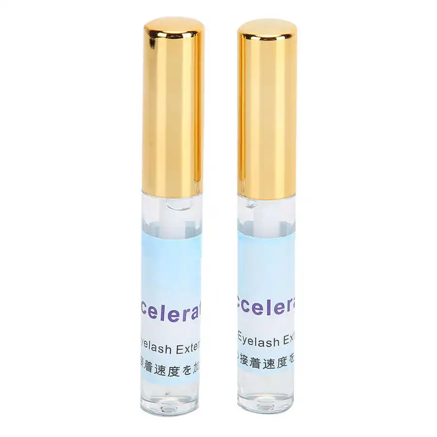Клей для ресниц акселератор 2 бутылки Портативный Акселератор наращивания