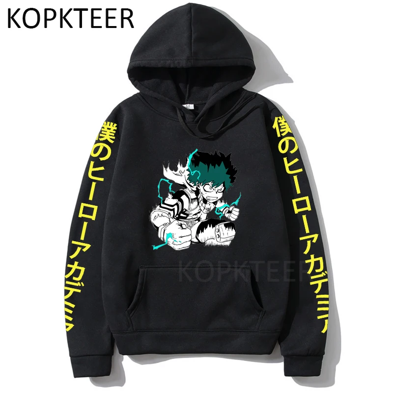 

Толстовки с японским аниме, толстовки с капюшоном и длинным рукавом в стиле Харадзюку