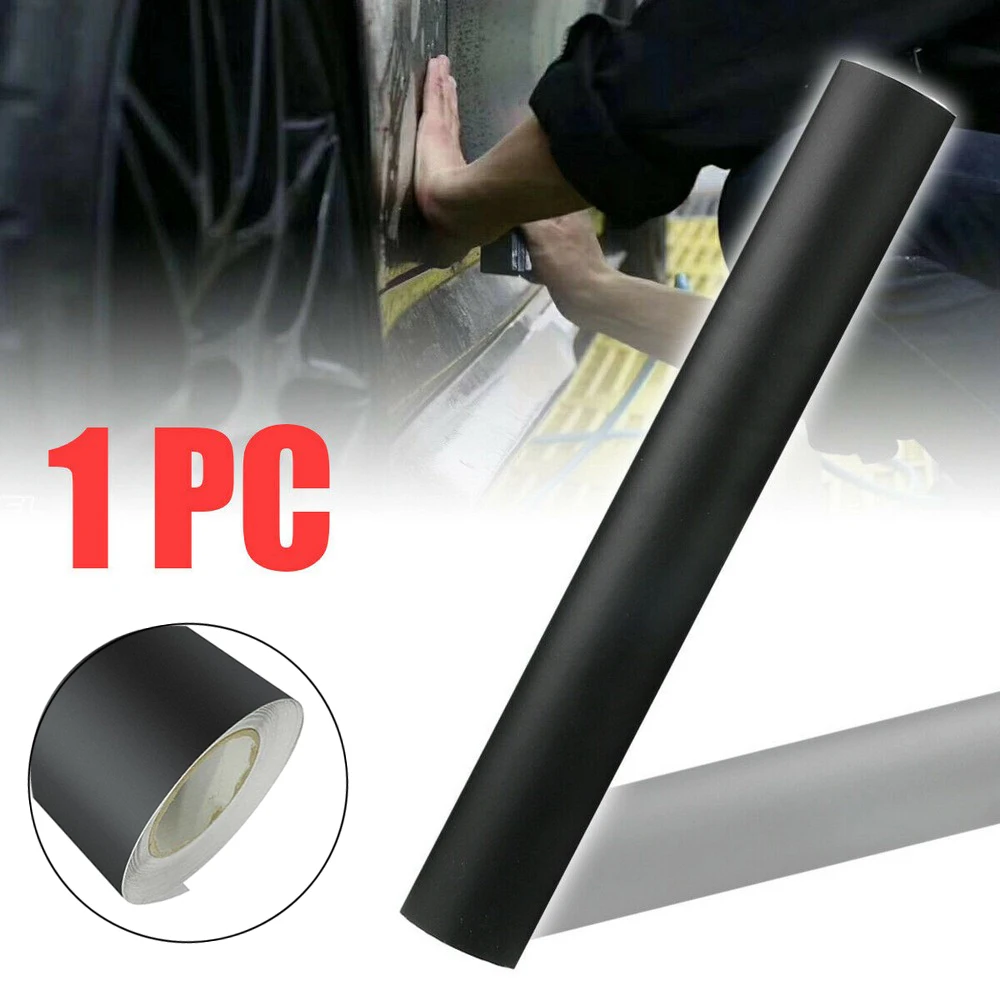 12x60&quot Car Sticker Vehicle Decal Matte Black Vinyl Film Wrap 3D Auto Body DIY Exterior Accessories | Автомобили и мотоциклы