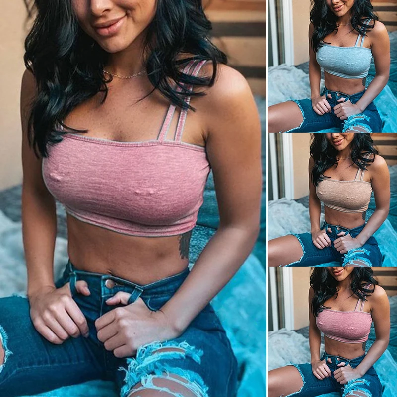 

Fashion Sexy Cami Top Women Tops Sleeveless Top Summer Underwear Soft Vest New Ladies Beautiful Back Small Sling Tube Top Vest