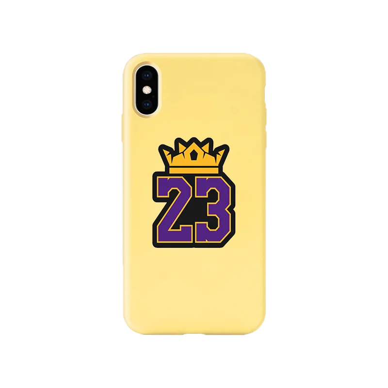 LeBron king James 23 Лос-Анжелес мягкий чехол для телефона из ТПУ чехол для iPhone11 pro 5 5S se 6 6s X Xs XR MAX 7 8 plus - Цвет: Y-2289
