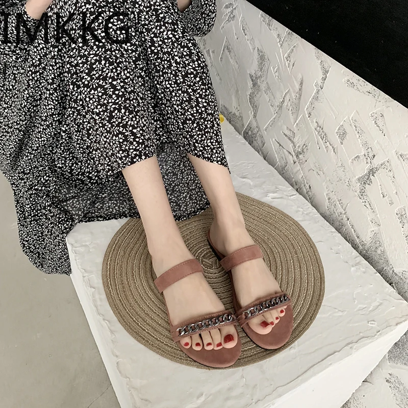 Лидер продаж сандалии женские модные туфли на плоской подошве плоском ходу с