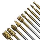 10 шт., фрезы из карбида вольфрама с хвостовиком 18 дюйма