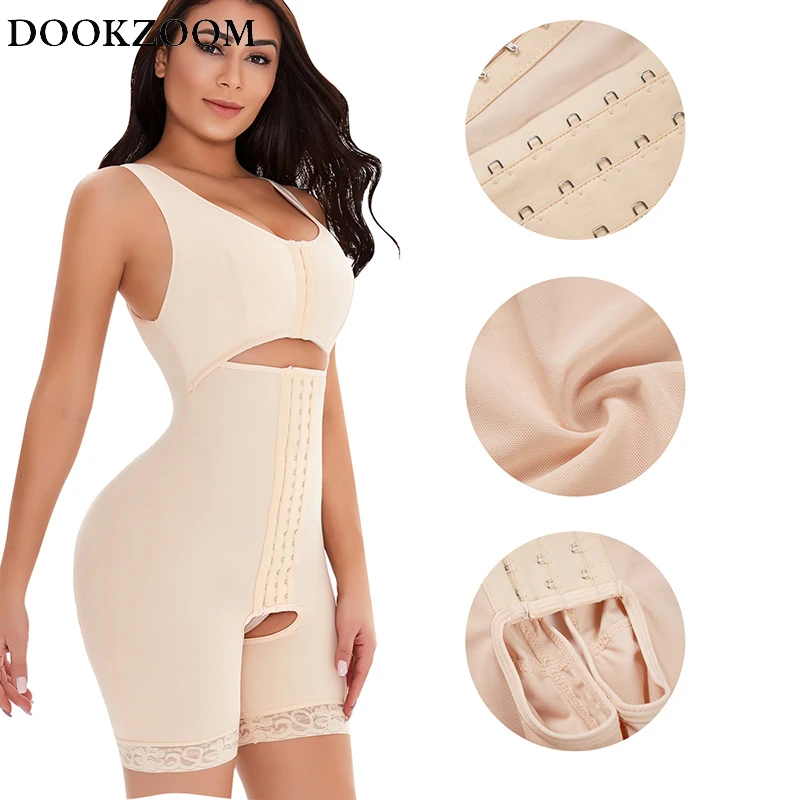 

Full Body Shaper Bodysuit Waist Trainer Corset Push Up Postpartum Tummy Control Butt lifter Panties Slim Shapewear Thigh Trimmer