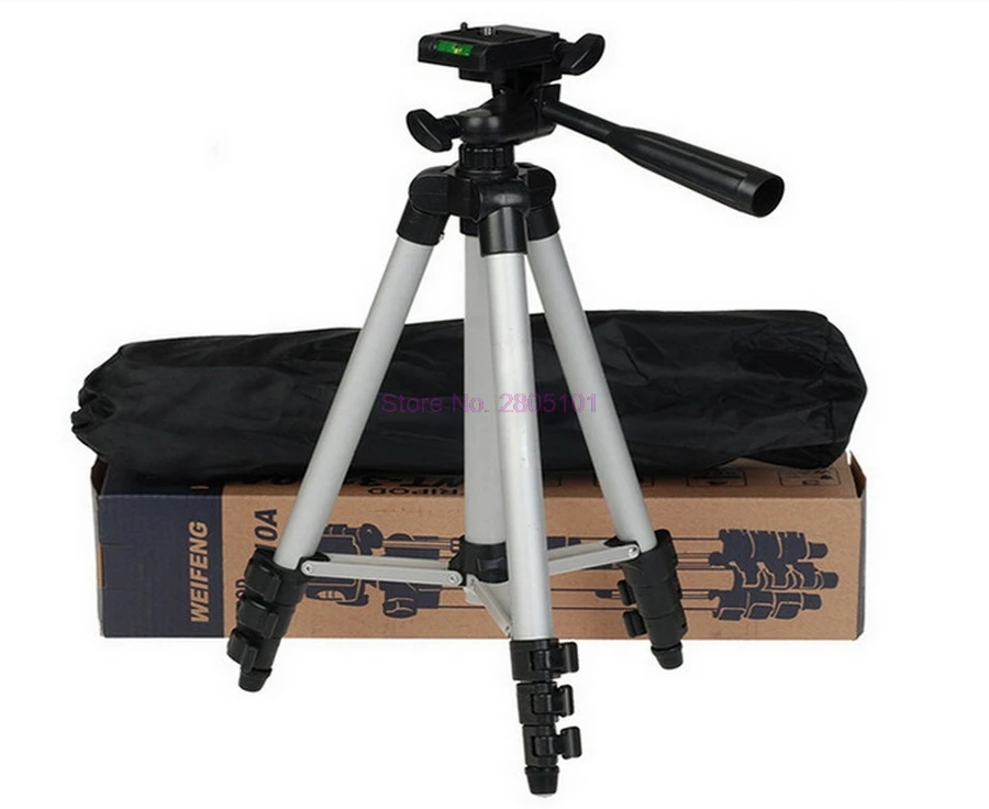 

100pcs Unfolded 1060mm Portable Professional Camera Tripod High Quality Universal Tripod For Camera / Mobile Phone / Tablet