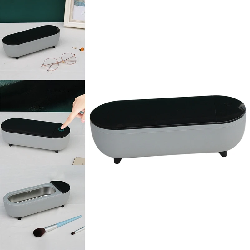 

Ультразвуковой очиститель ювелирных изделий, 360 мл, автоматический таймер, многоцелевой очиститель для очков, часов, колец