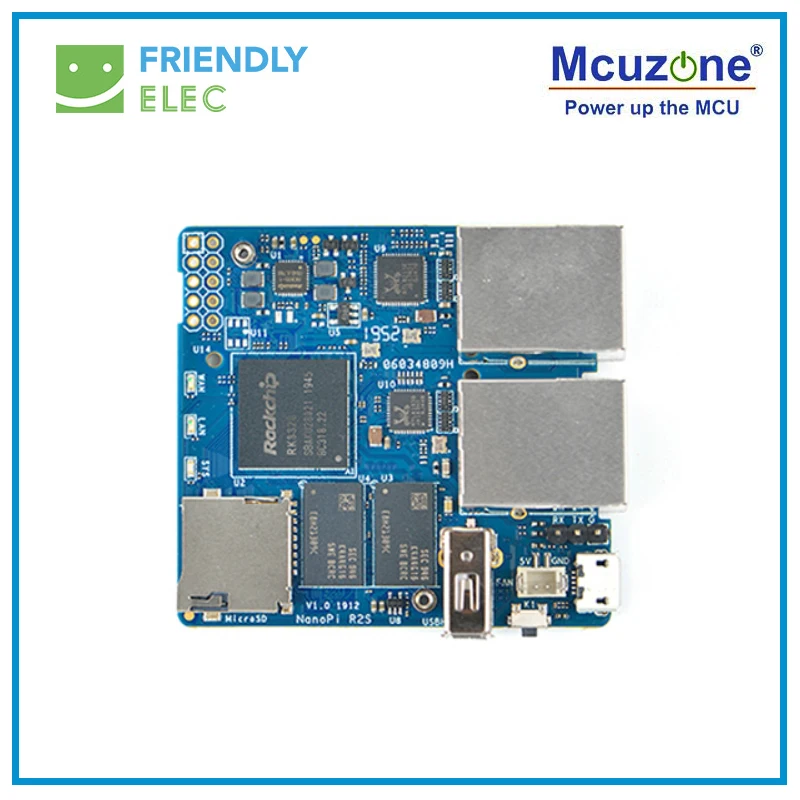 NanoPi R2S мини маршрутизатор RK3328 двойной Гбит/с Ethernet 1 ГБ DDR4 OpenWrt/LEDE|Демонстрационные