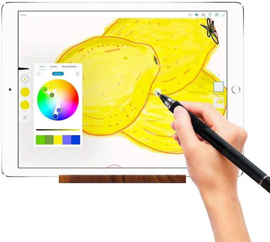 universal 2 in 1 fiber stylus pen drawing tablet pens capacitive screen caneta touch pen for mobile phone smart pen accessories free global shipping