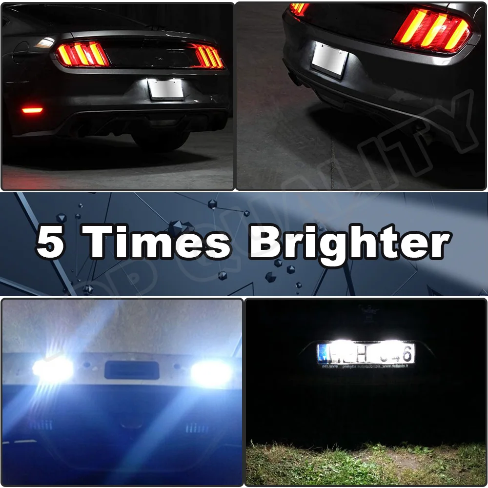 2 шт. светодиодный номерной знак свет лампы для Ford Mustang 2015 2016 2017 2018 2019 Замена OEM