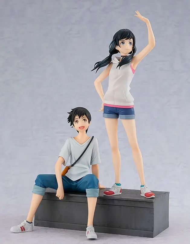

17cm Anime Weathering with You Figure Morishima Hodaka Amano Hina PVC Ation Figure Passionate Couple Collection toys
