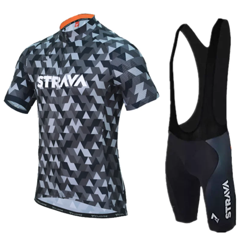 Одежда STRAVA для велоспорта, комплекты для велоспорта, одежда для велоспорта/дышащая мужская одежда для велоспорта, весна-лето, комплекты из майки с коротким рукавом для велоспорта