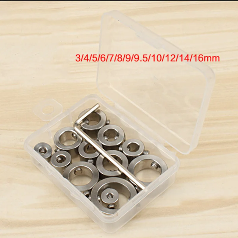 

12PCS/Set Drill Bit Depth Stop Collars Ring Positioner Drill Locator For Wood Woodworking Drill Locator
