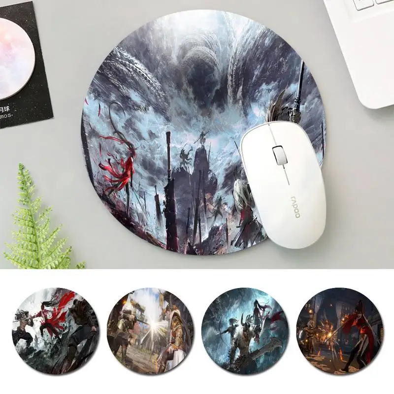 

Trend Naraka Bladepoint office Pad Keyboard Mat Desk Durable Desktop Mousepad Rubber Gaming Round Mouse Pad Office Mouse Mat