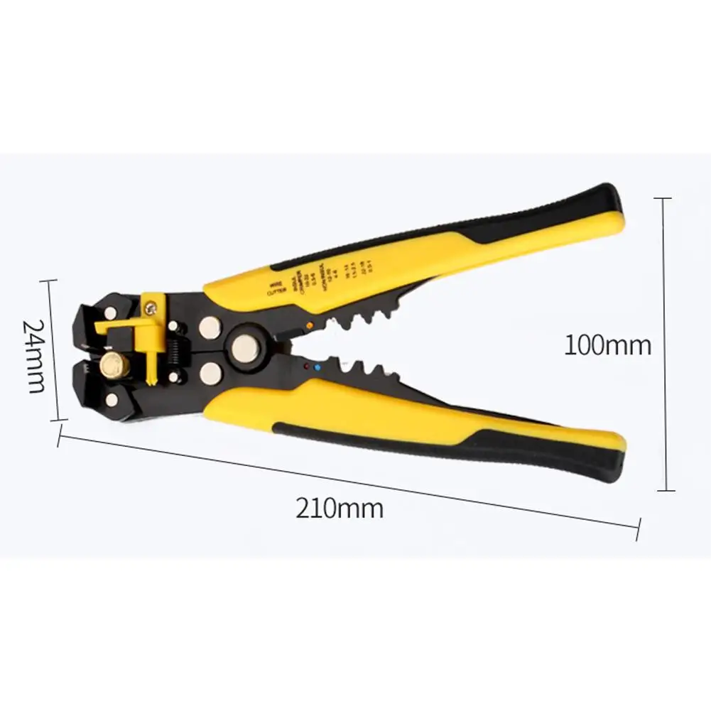 

Multifunctional Automatic Stripping Pliers Self-adjustable Cable Wire Crimper Stable Crimping Tool Ergonomically Designed
