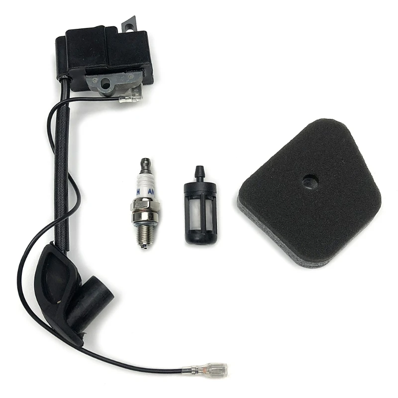 

Ignition Coil Module Fuel Air Filter Spark Plug for S90R FS100R FS110R FS130R KM110R FC90 Replacement Parts