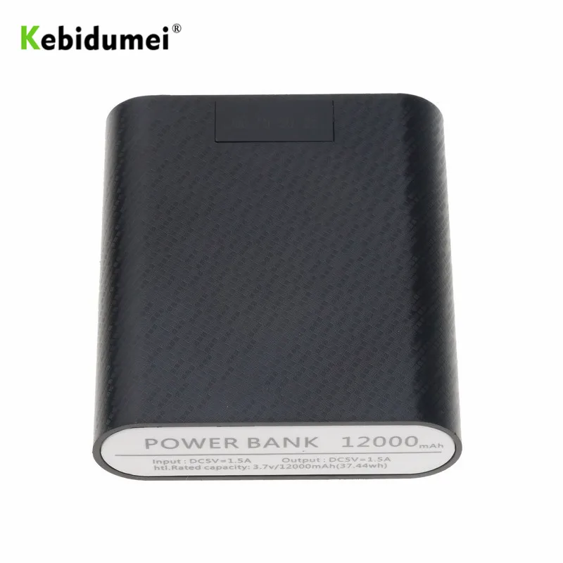 Чехол kebidumei 4X18650 с зарядным устройством usb порт корпус DIY коробка мобильный