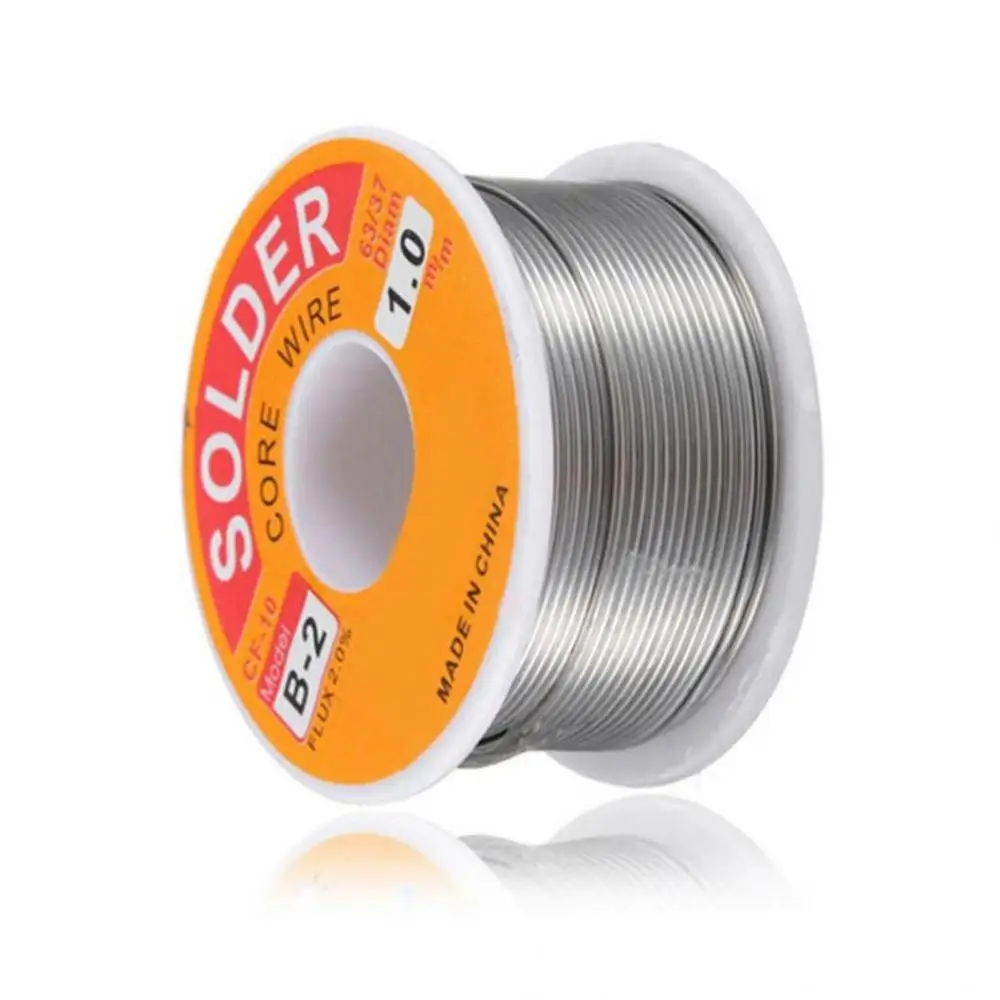 

Free shipping 0.5/0.8/1/1.2/1.5MM 63/37 FLUX 1.2% / 2.0% 45FT Tin Lead Tin Wire Melt Rosin Core Solder Soldering Wire Roll