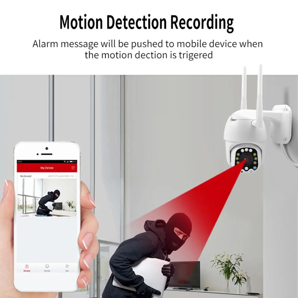 1080P светодиодный мини wifi наружная купольная ip-камера для домашней безопасности