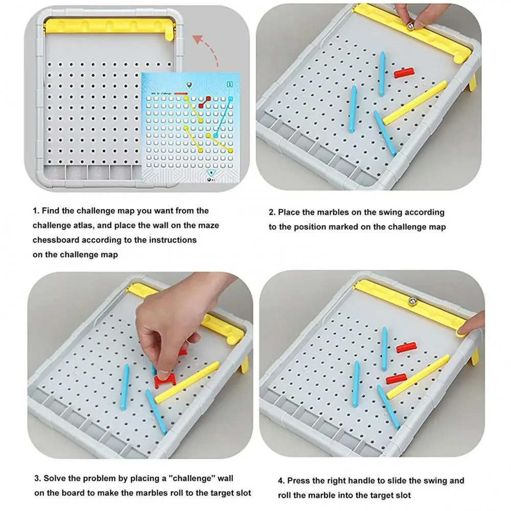 

Intresting Pellet Maze Desktop Game Parent Child Interactive Train Thinking Toy