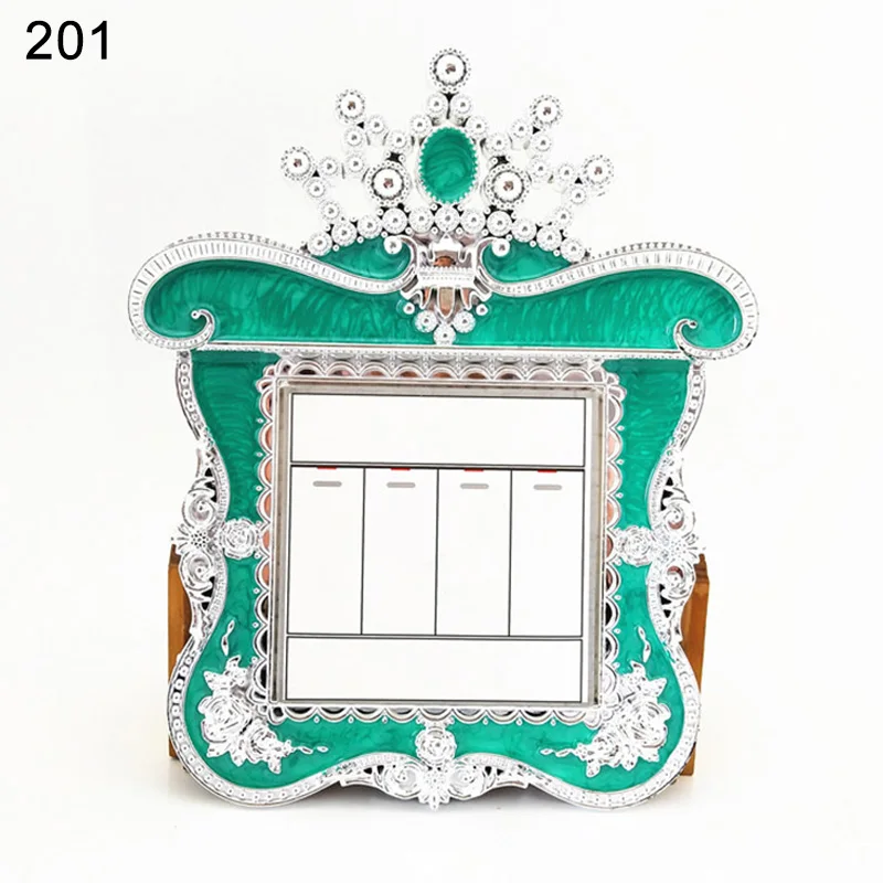 

Creative Crown Shaped Switch Sticker Light Switch Stickers Outlet Decor Ornament for Living Room HK3